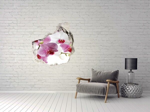 Autocolant gaură 3D picturi murale orhidee