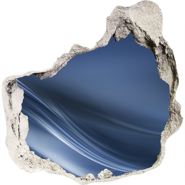 Autocolant de perete gaură 3D O gaură în perete cu vedere spre cer