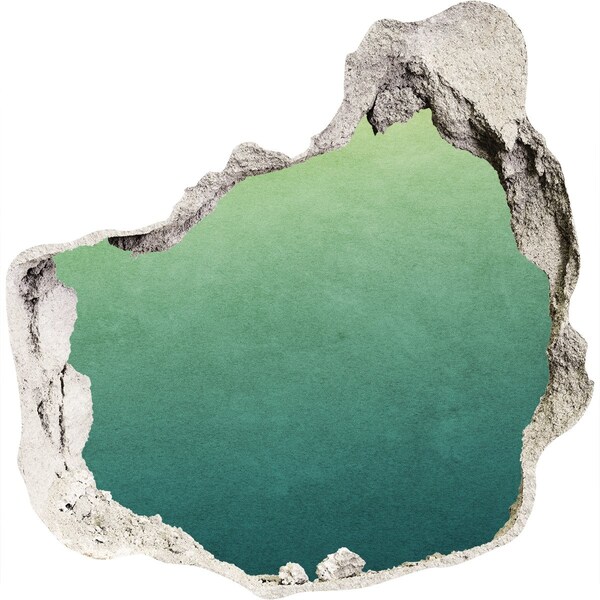 Autocolant gaură 3D Un golf în tropice