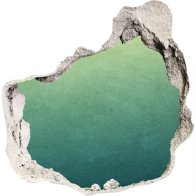 Autocolant gaură 3D Un golf în tropice