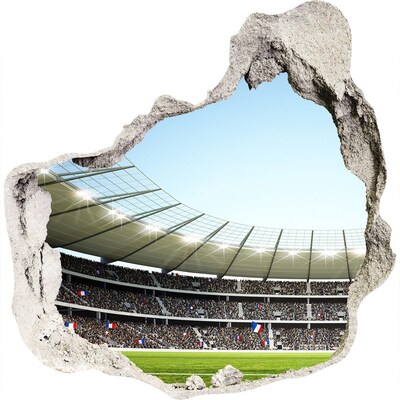 Autocolant un zid spart cu priveliște Franța stadion
