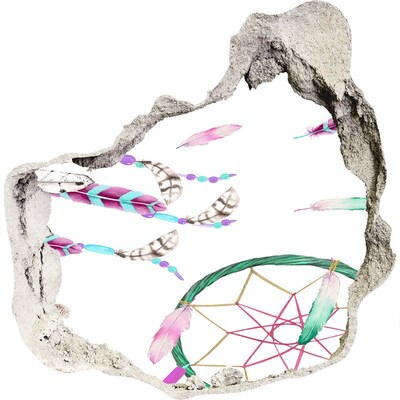 Autocolant gaură 3D Vise și fantezii