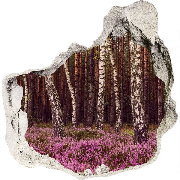 Autocolant autoadeziv gaură Oază de pădure în gaură