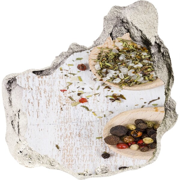 Autocolant de perete gaură 3D Explozie de condimente