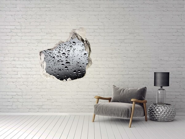 Fototapet 3D gaură în perete Reflexie în apă