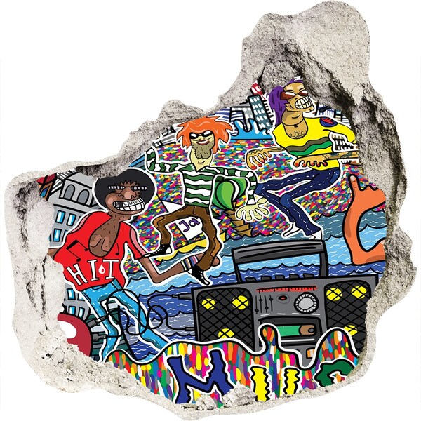 Autocolant autoadeziv gaură Festivalul Bucuriei Orașului