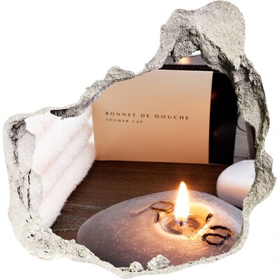 Fototapet un zid spart cu priveliște Relaxează-te la spa