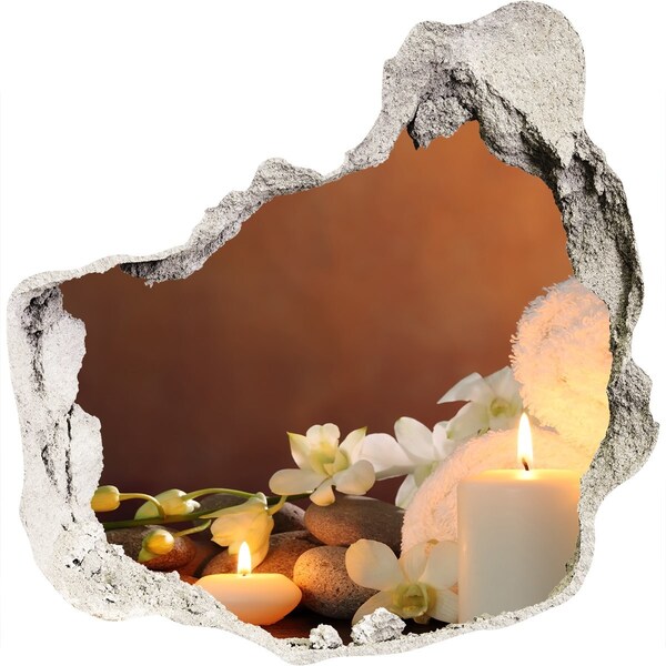 Fototapet 3D gaură în perete Relaxează-te la spa