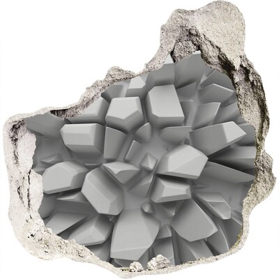 Autocolant autoadeziv gaură Zid de cristal spart