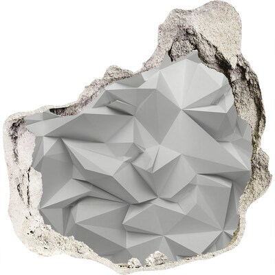 Autocolant de perete gaură 3D Gaură modernă în perete