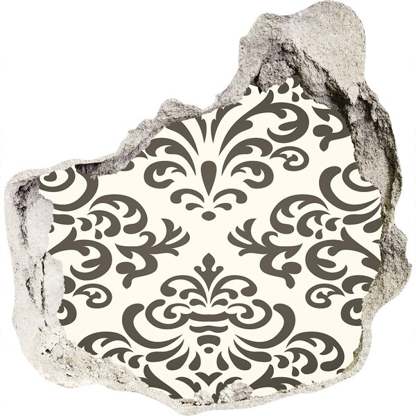 Fototapet 3D gaură în perete Un model elegant pe perete