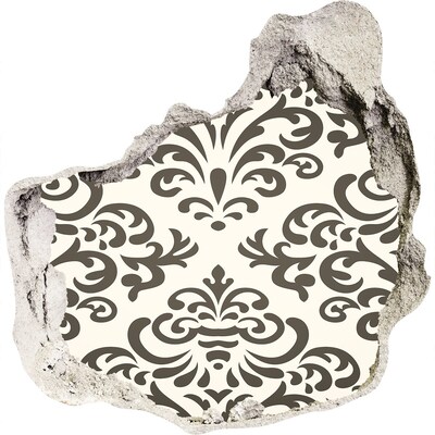 Fototapet 3D gaură în perete Un model elegant pe perete