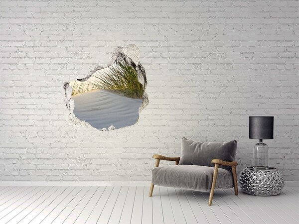 Autocolant 3D gaura cu priveliște Dună în lumina apusului