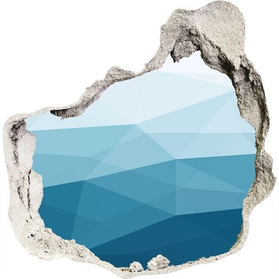 Autocolant autoadeziv gaură Lumea subacvatică din gaură