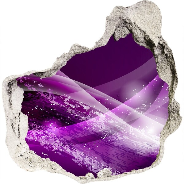 Fototapet un zid spart cu priveliște Spațiu violet în perete