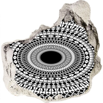 Autocolant autoadeziv gaură Model abstract pe perete