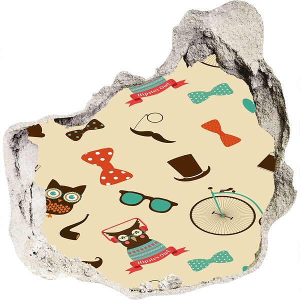 Fototapet un zid spart cu priveliște Modele și accesorii elegante