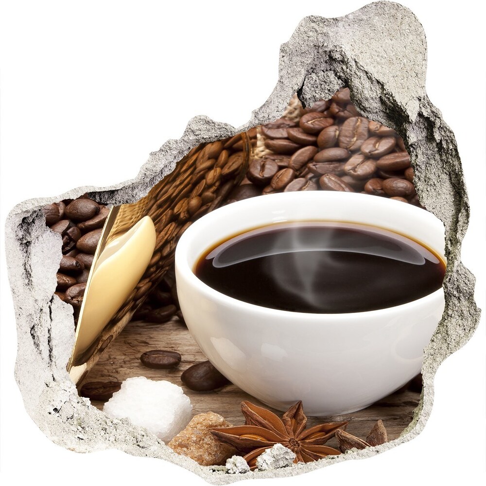 Autocolant autoadeziv gaură ceașcă de cafea