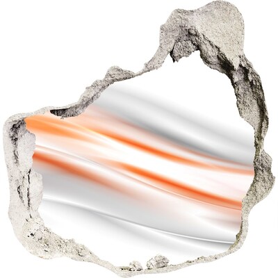 Autocolant de perete gaură 3D Peisaj futurist