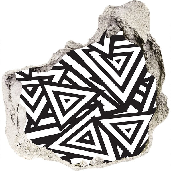 Fototapet 3D gaură în perete Modele geometrice abstracte