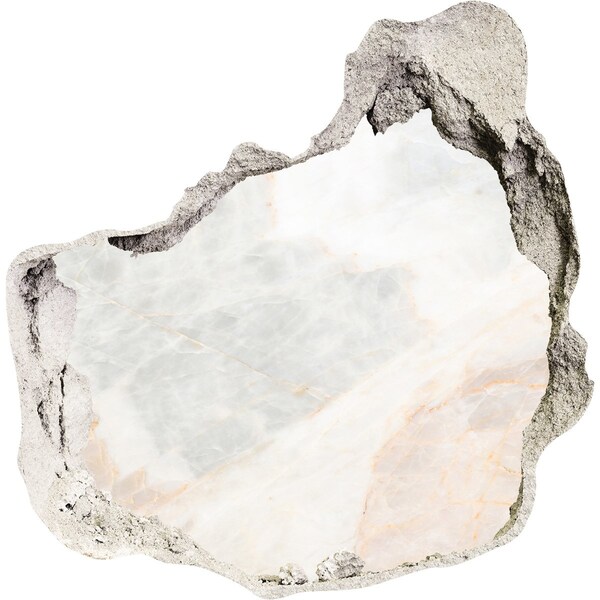 Autocolant un zid spart cu priveliște Gaură de piatră în perete