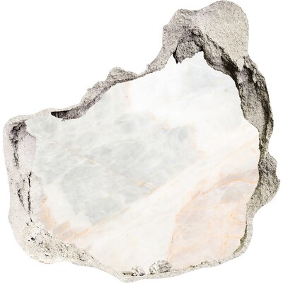 Autocolant un zid spart cu priveliște Gaură de piatră în perete