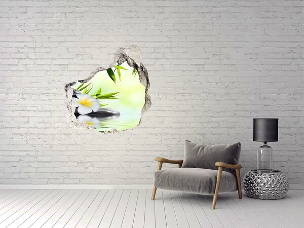 Autocolant un zid spart cu priveliște O oază de liniște în natură