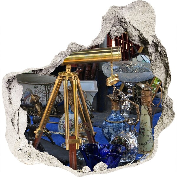 Autocolant de perete gaură 3D Antichități într-un magazin misterios
