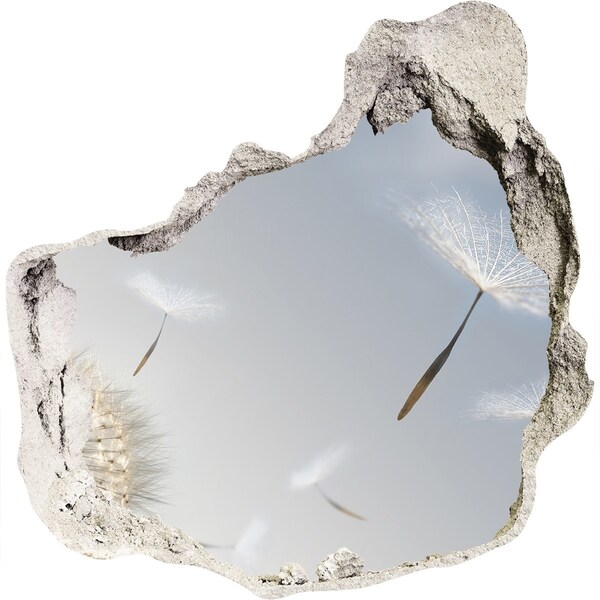 Fototapet un zid spart cu priveliște Păpădii în nori