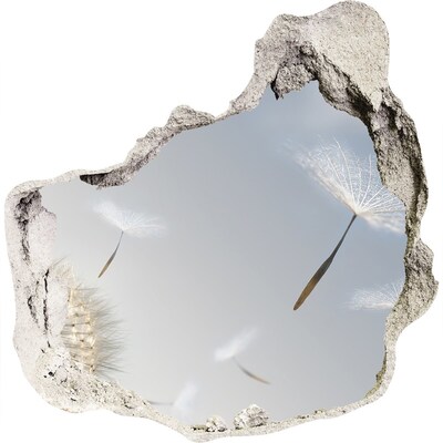 Fototapet un zid spart cu priveliște Păpădii în nori