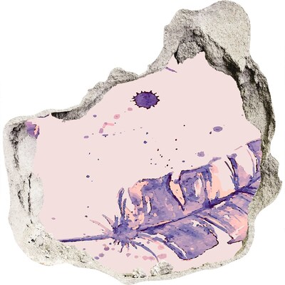 Fototapet un zid spart cu priveliște Paradis tropical în spatele zidului