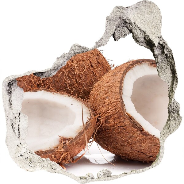 Autocolant un zid spart cu priveliște Comori de cocos