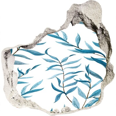 Autocolant un zid spart cu priveliște O oază verde în beton