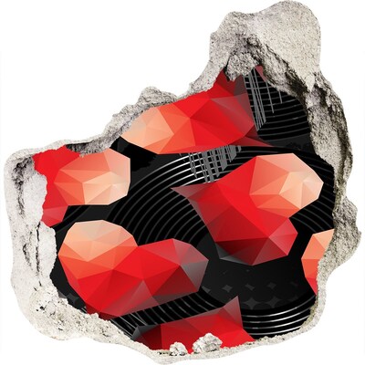 Autocolant autoadeziv gaură Geometrie în resturi