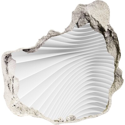 Autocolant un zid spart cu priveliște Zid spart cu efect de oglindă