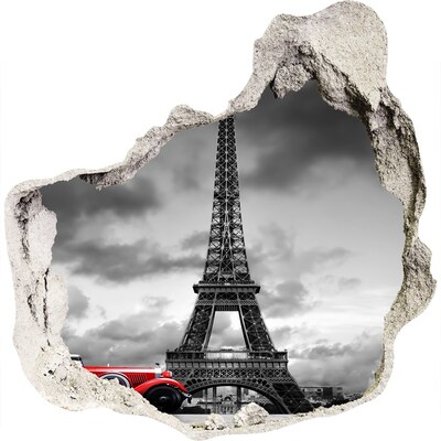 Autocolant autoadeziv gaură Turnul Eiffel din Paris