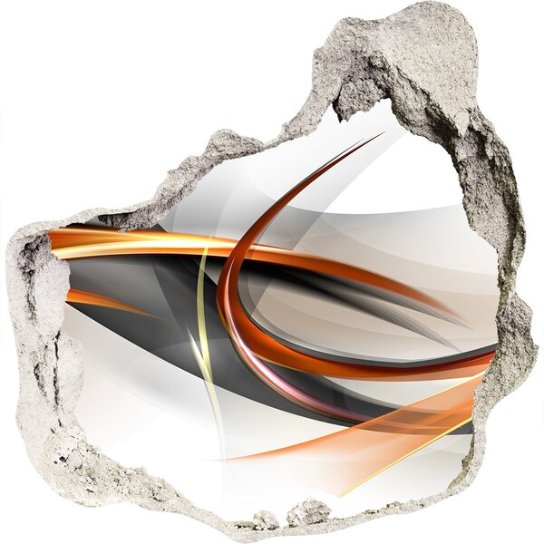 Autocolant autoadeziv gaură Scurgere de culoare abstractă