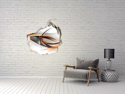 Autocolant autoadeziv gaură Scurgere de culoare abstractă