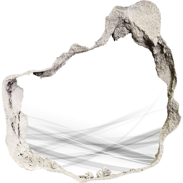 Fototapet un zid spart cu priveliște Un perete distrus cu vedere la spațiu