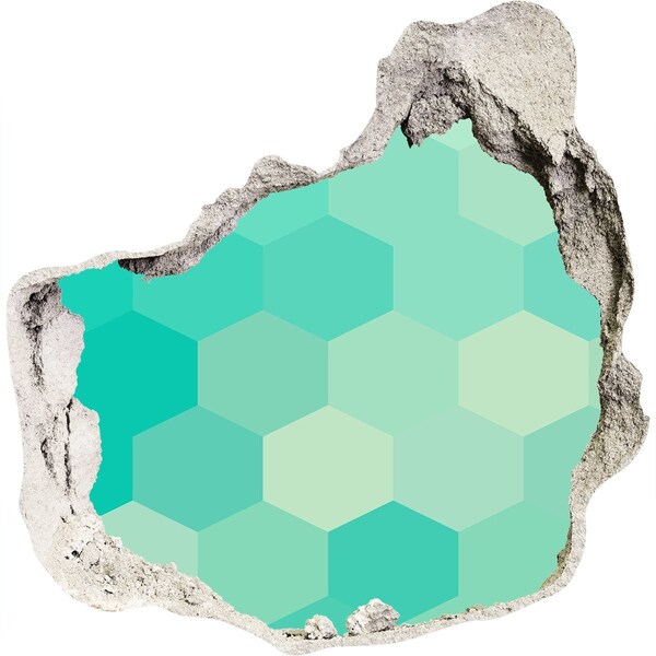 Autocolant un zid spart cu priveliște Interior în stil modern