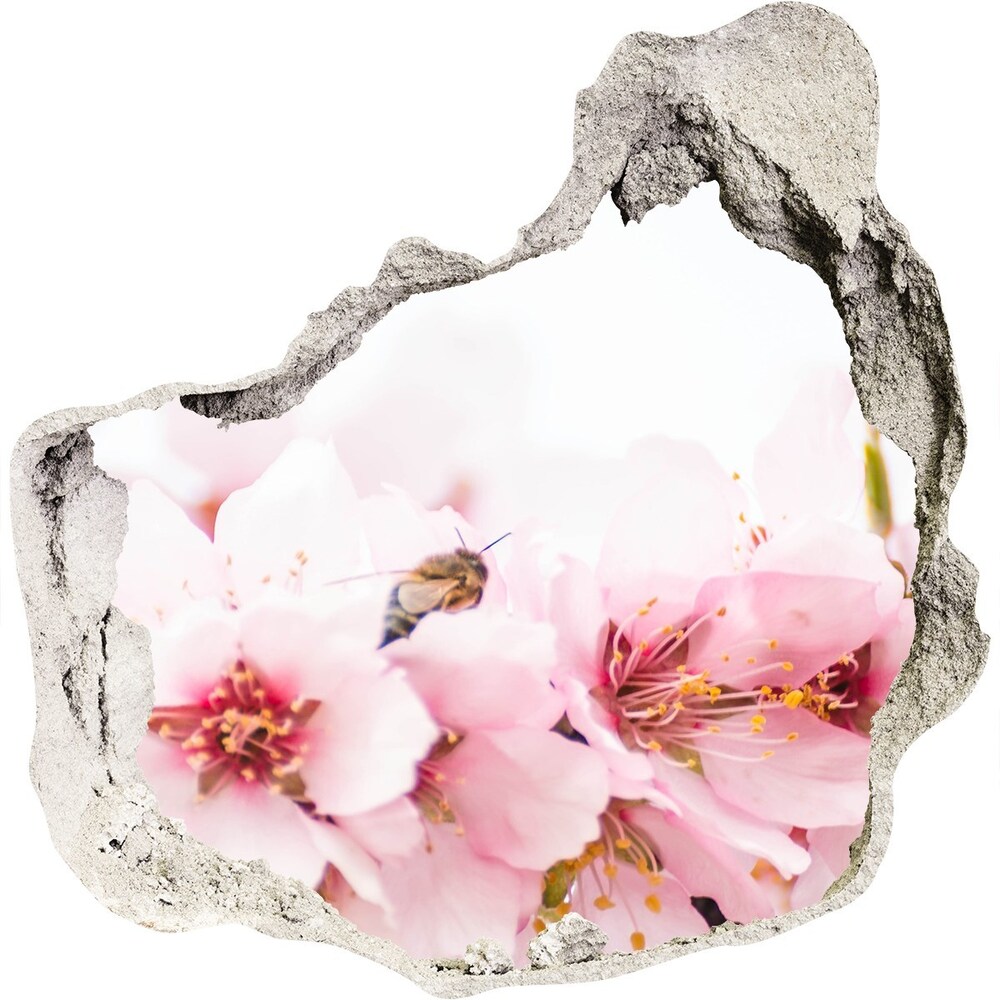 Autocolant gaură 3D flori de cireș