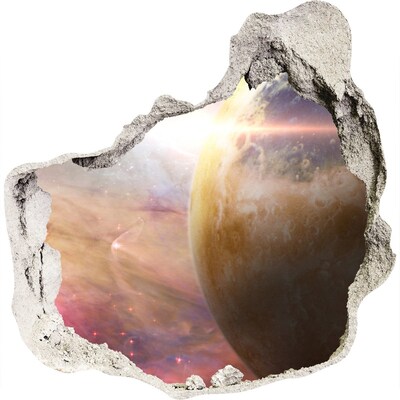 Autocolant autoadeziv gaură Aventură spațială