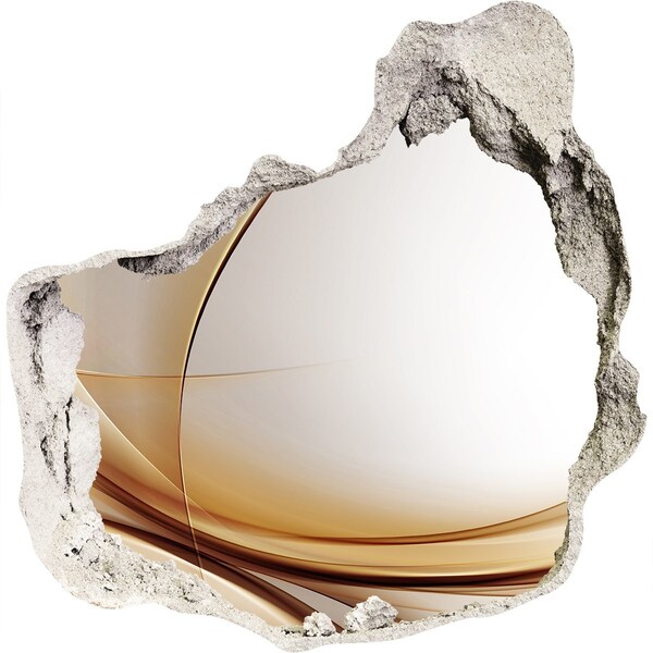 Fototapet un zid spart cu priveliște Spațiu abstract în spatele peretelui