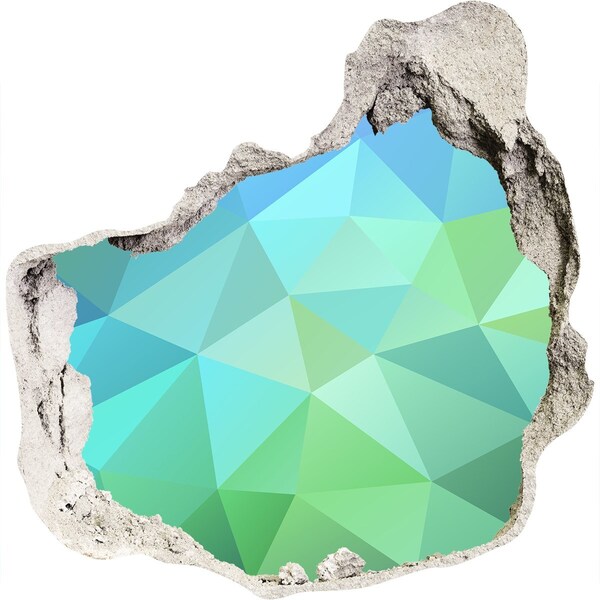 Autocolant 3D gaura cu priveliște Gaură virtuală în perete