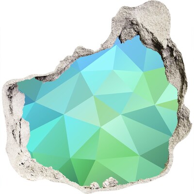 Autocolant 3D gaura cu priveliște Gaură virtuală în perete