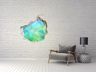 Autocolant 3D gaura cu priveliște Gaură virtuală în perete