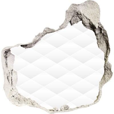 Autocolant 3D gaura cu priveliște Un zid spart cu vedere spre gol