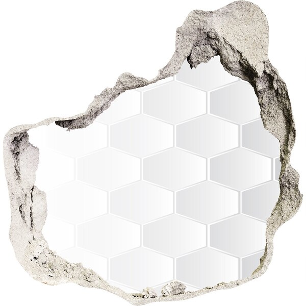 Autocolant autoadeziv gaură Zid spart cu model hexagonal