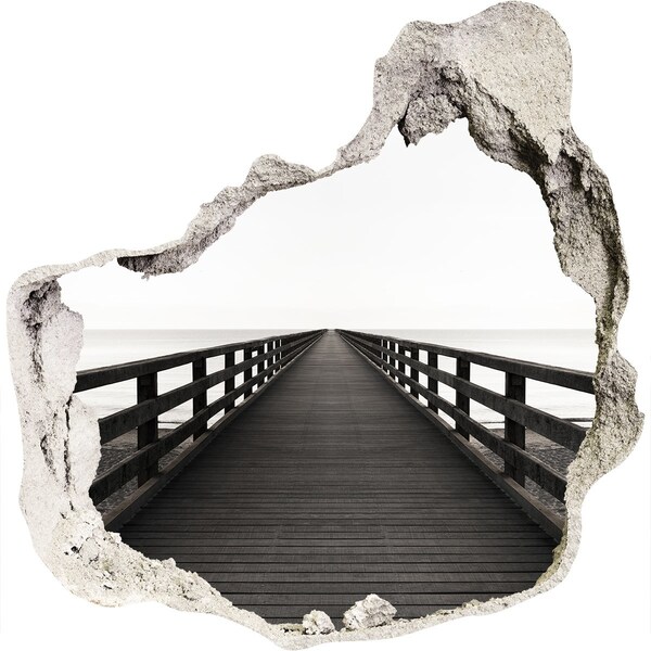 Fototapet 3D gaură în perete Dig lângă mare