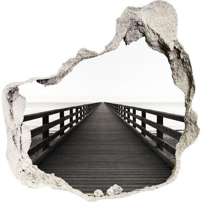 Fototapet 3D gaură în perete Dig lângă mare